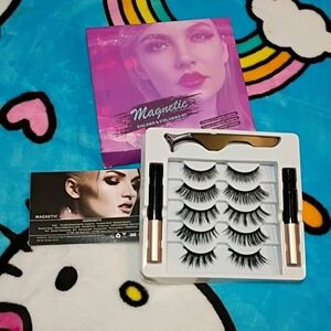 Kiss Magnetic Eyeliner & Lashes Kit - Black
